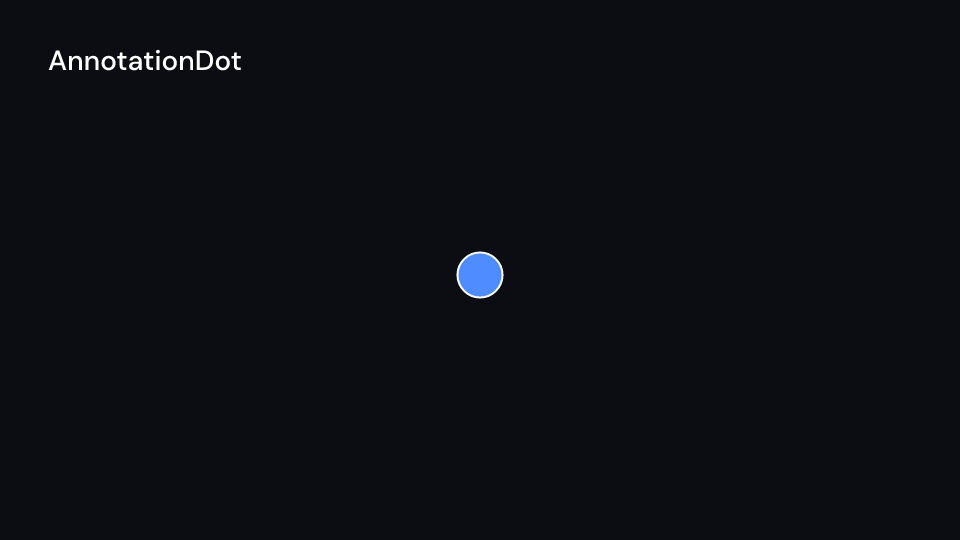 AnnotationDot demo, first frame