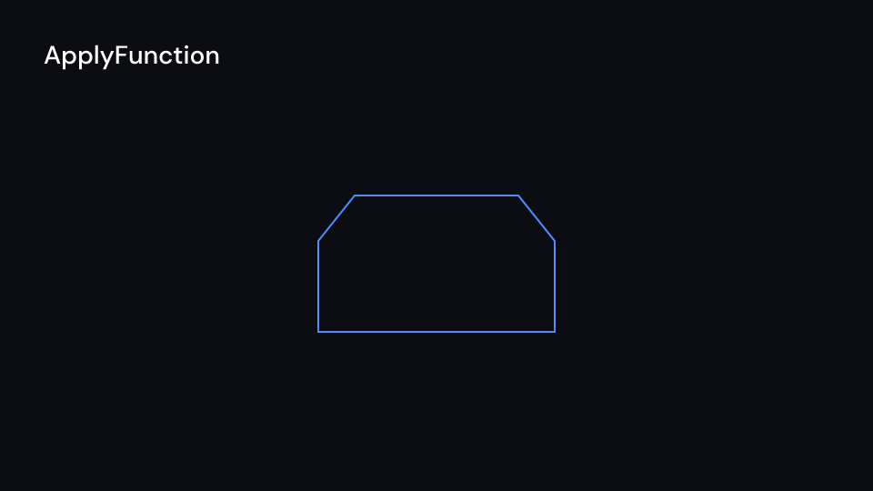 ApplyFunction demo, first frame