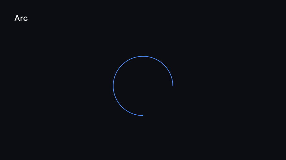 Arc demo, first frame