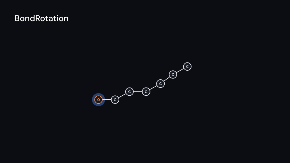 BondRotation demo, first frame
