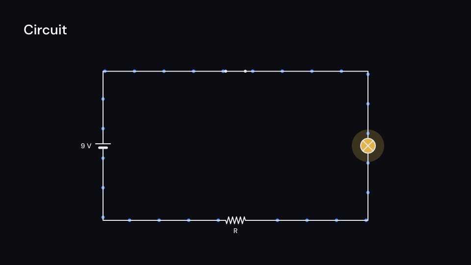 Circuit demo, first frame