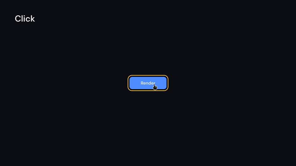 Click demo, first frame