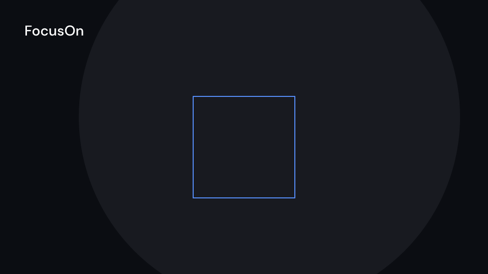 FocusOn demo, first frame