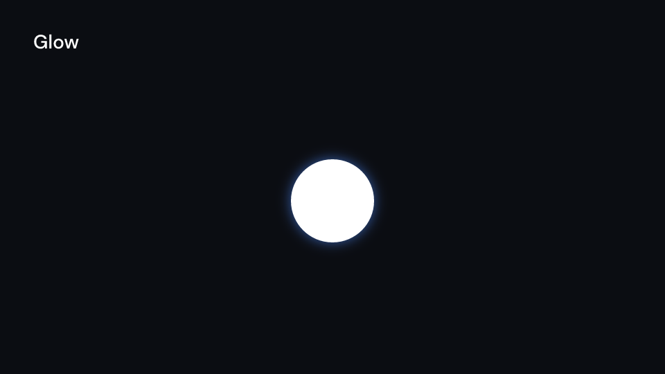 Glow demo, first frame