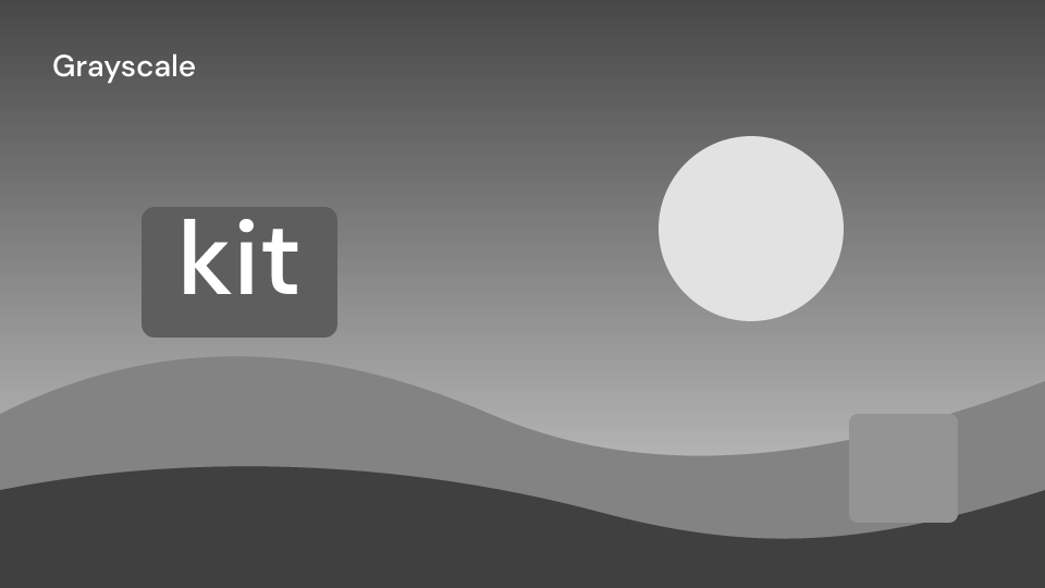 Grayscale demo, first frame