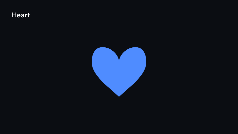 Heart demo, first frame