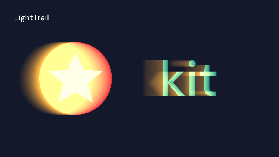 LightTrail demo, first frame