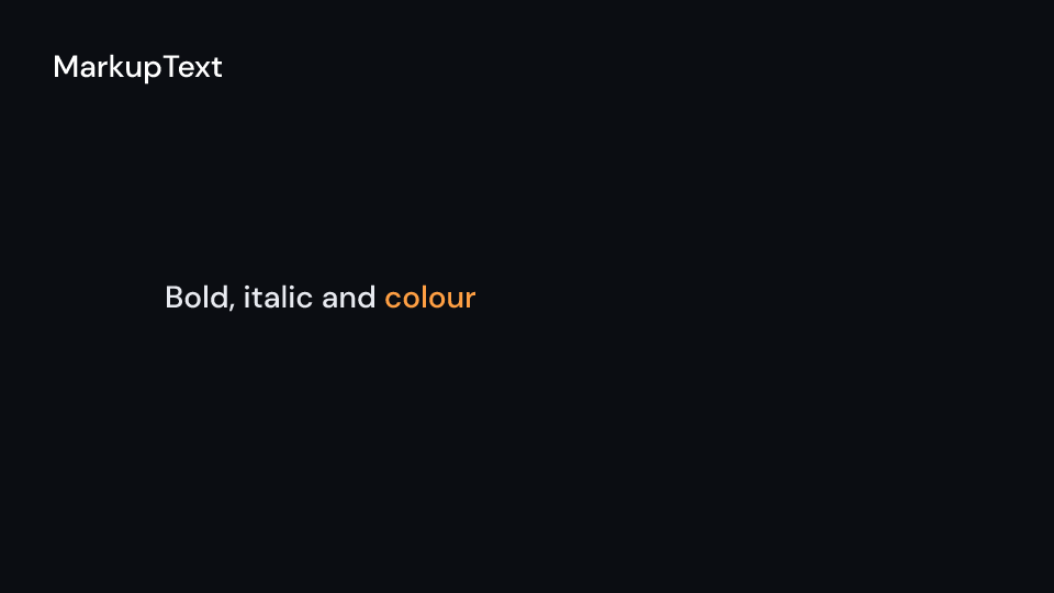 MarkupText demo, first frame