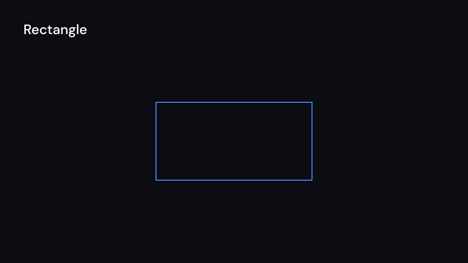 Rectangle demo, first frame