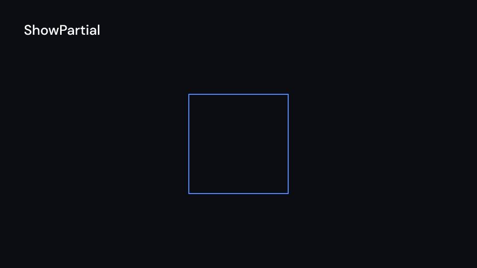 ShowPartial demo, first frame