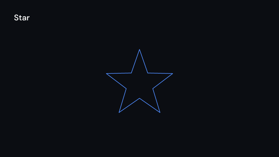 Star demo, first frame