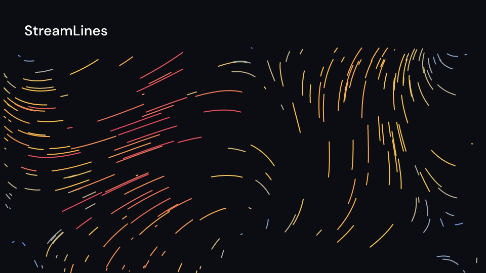 StreamLines demo, first frame