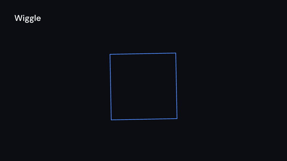 Wiggle demo, first frame